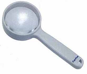 High magnification reading magnifiers